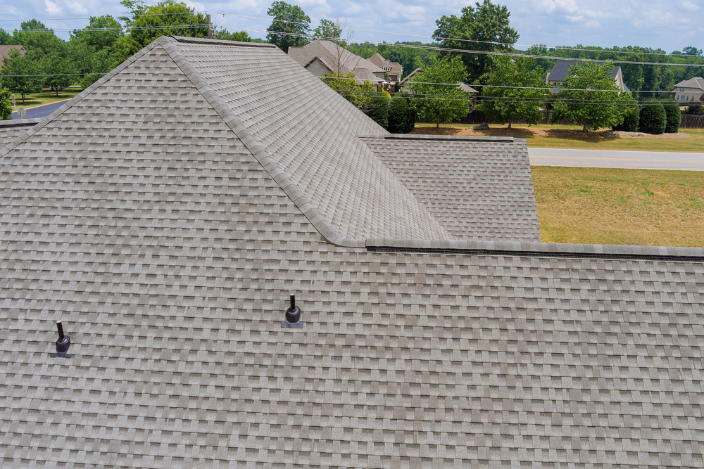 a new roof is being installed on a house